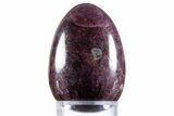 Polished Corundum (Ruby) Egg - Highly Fluorescent! #342005-1